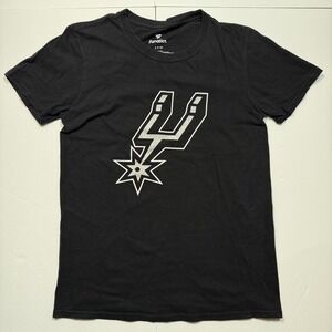 San Antonio Spurs Shirt Mens Small Black NBA Basketball Fanatics Graphic Tee